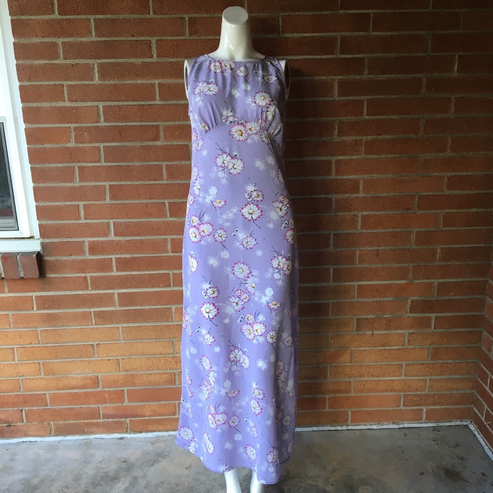 Vintage 90s Y2K  Floral Maxi Vintage Style Dress 9